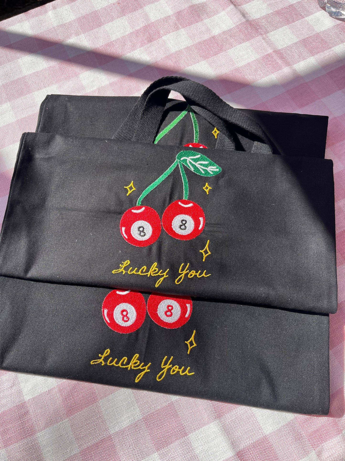 Luck you tote bag