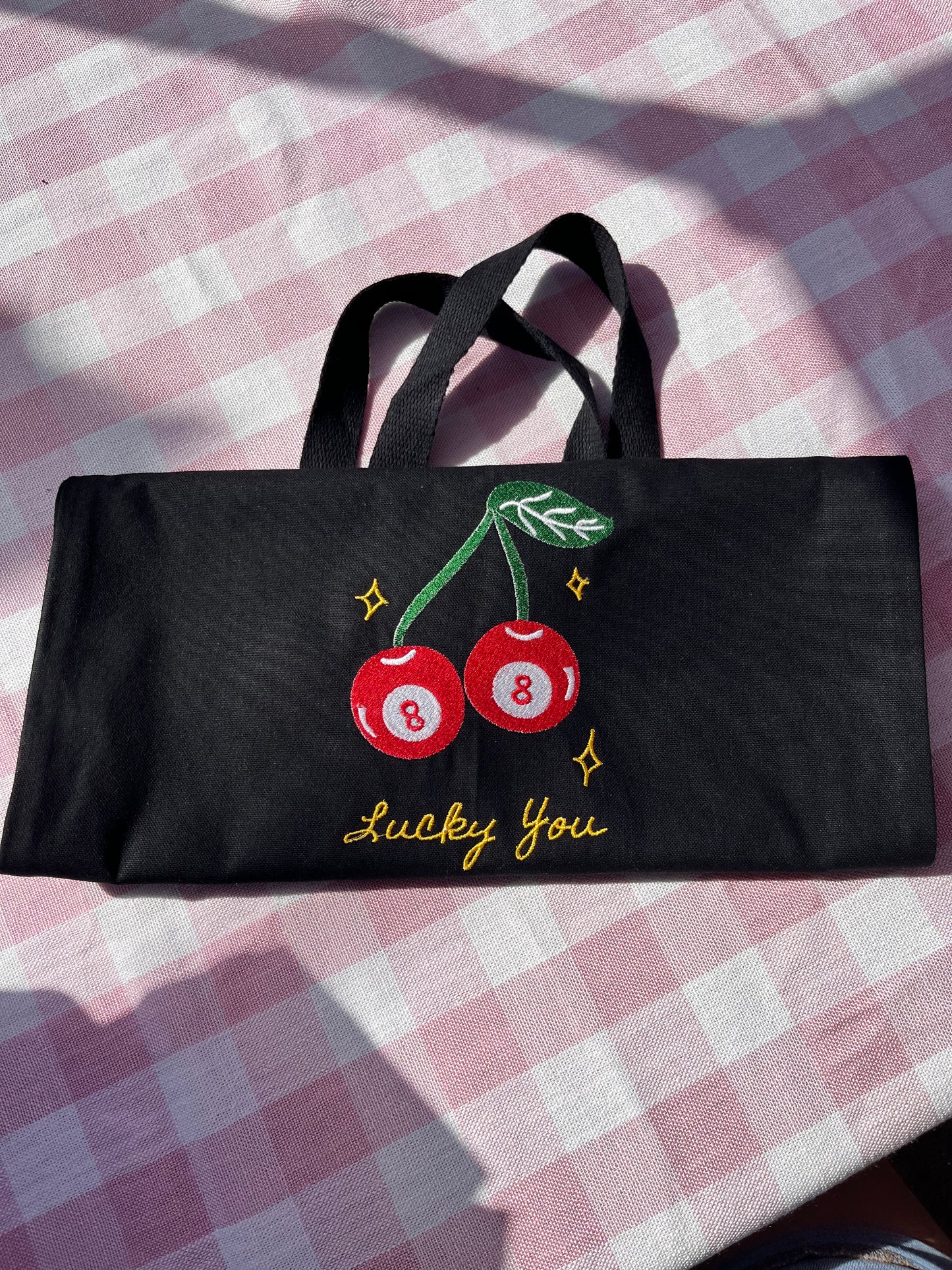 Luck you tote bag