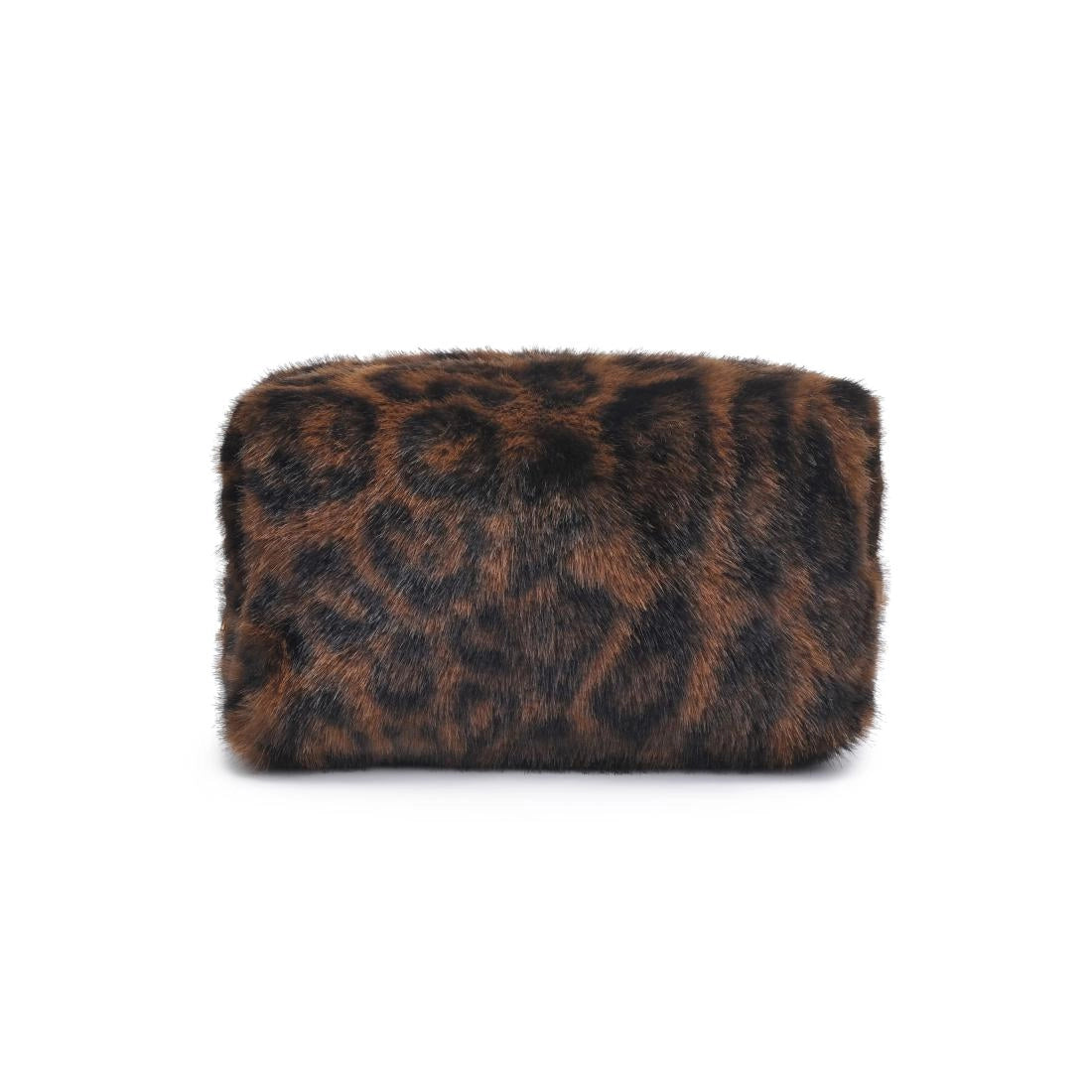 Leopard print makeup bag personalized with name in script font — Shelly's Threadzz Houston